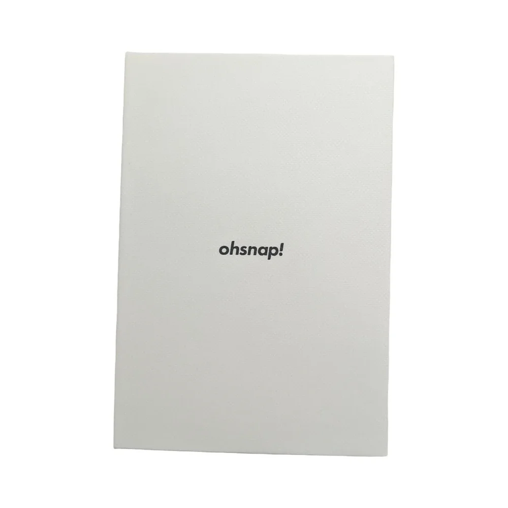 Gg3-U OhSnap Snap Magnetic MagSafe Phone Grip RFID Card Wallet - Black ⬇️